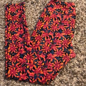 LuLaRoe floral leggings